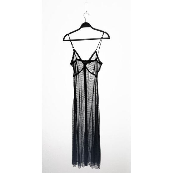 House of Harlow 1960 Revolve Women's Mesh Slip Dress Maxi Festival Sheer 90s Y2K - Picture 1 of 8